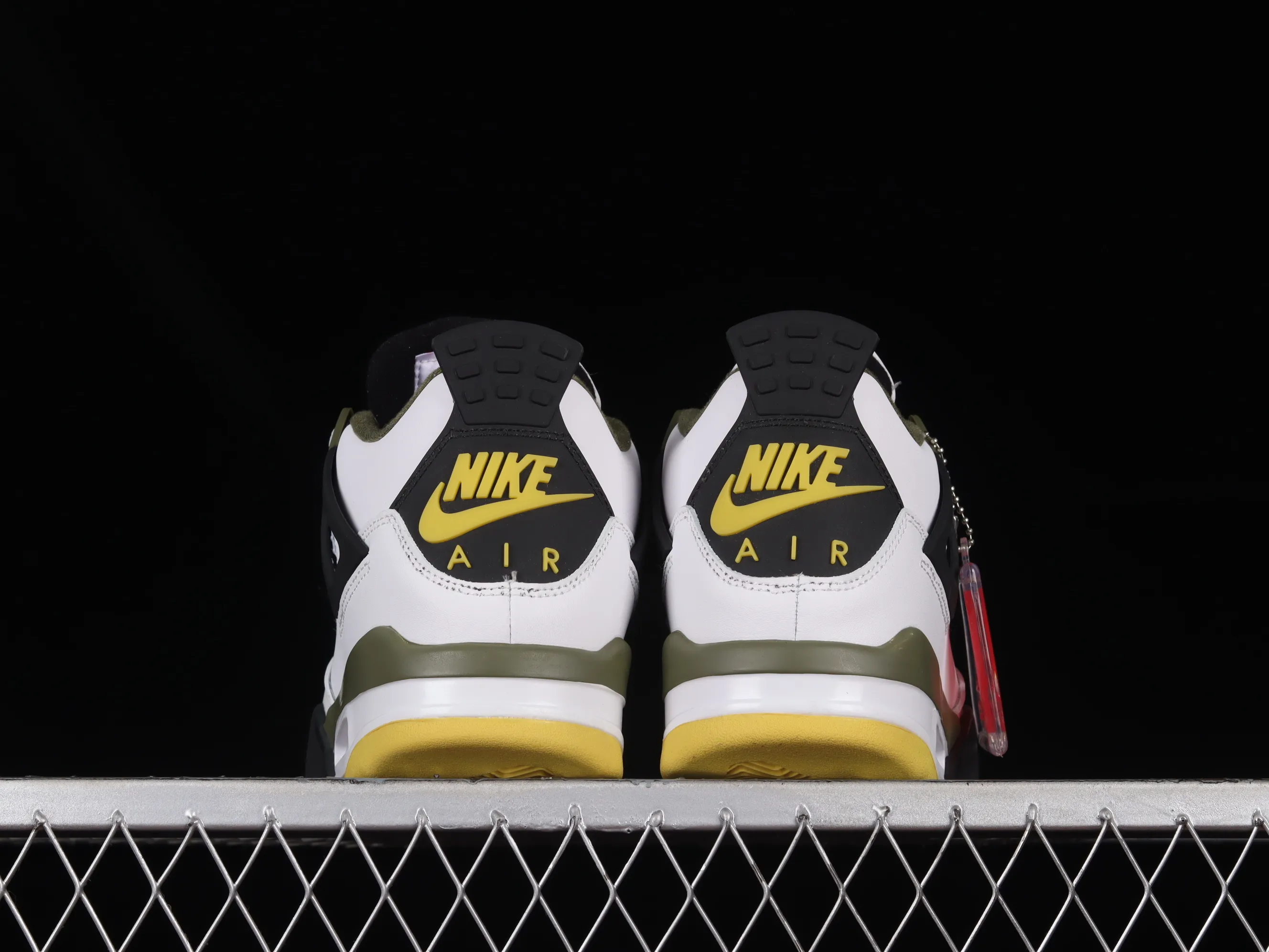 All categories Air Jordan Jordan series basketball shoes Air Jordan 4 Air Jordan 4 Retro AJ4 Joe 4 white and green men's cultural basketball shoes CT8527-900